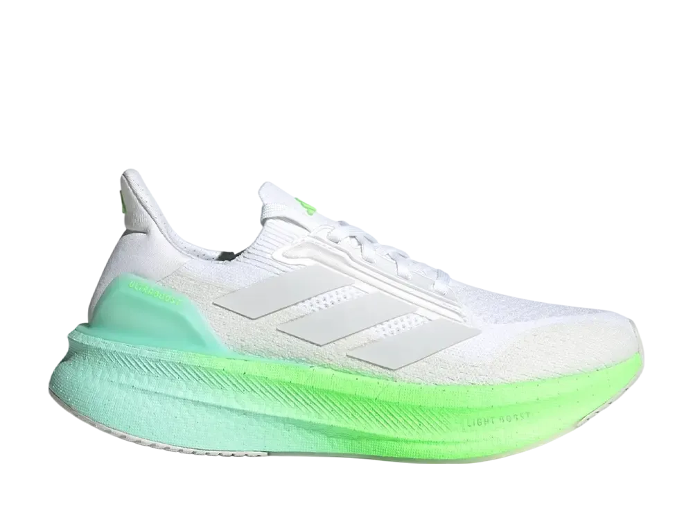 アディダス ウィメンズ ウルトラブースト5X "クラウドホワイト/ダッシュグレー/ライムバースト"