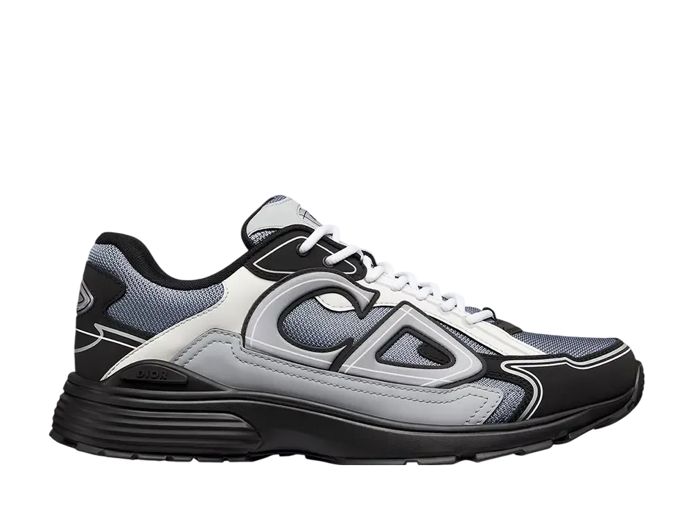 ディオール B30 カウントダウン スニーカー メッシュ & テクニカル ファブリック "ブルー/グレー/ホワイト/ブラック"