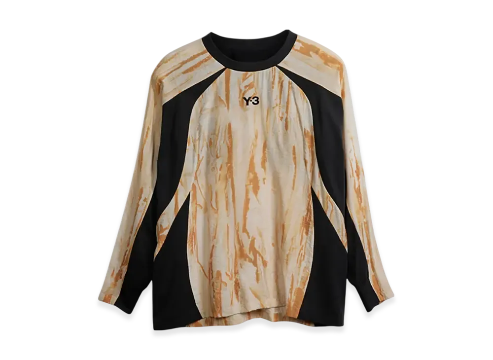 Y-3 Rust Dye L/S T-Shirt "Black"