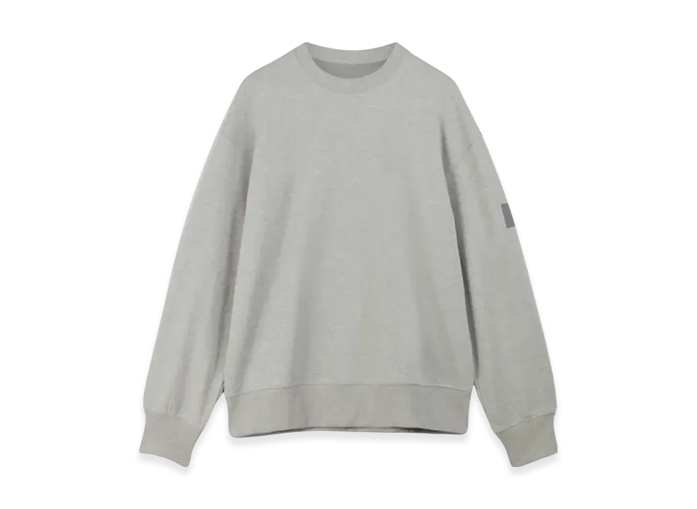 Y-3 Organic Cotton Terry Crew Sweatshirt "Medium Grey Heather"