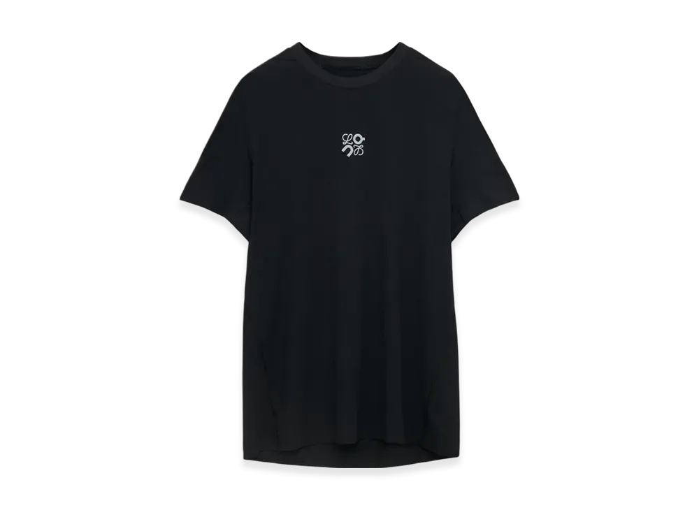 LOEWE x On Women's Running Active T-Shirt in Technical Jersey "Black"