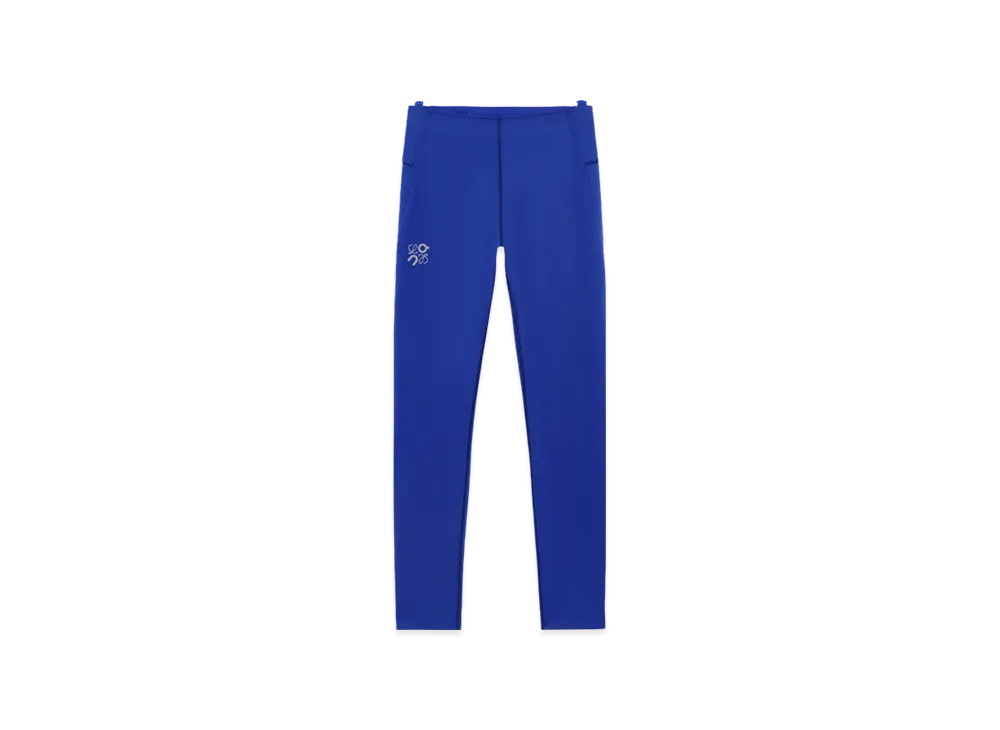 LOEWE x On Running Active Tights in Technical Jersey "Blue"