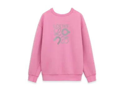 LOEWE x On Running Sweatshirt in Technical Jersey "Pink"