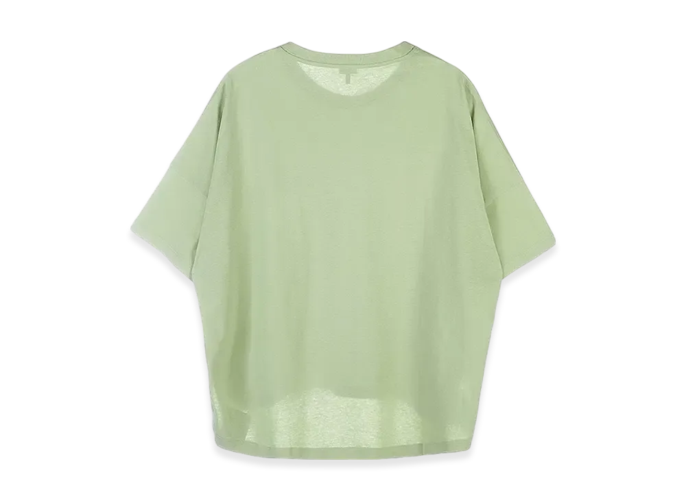 LOEWE Women's Boxy Fit T-Shirt In Cotton "Pale Green"