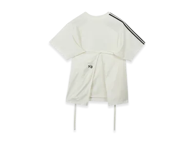 Y-3 Closure Shoulder Short Sleeve T-Shirt "White"