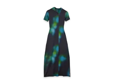 Y-3 Fitted AOP Closure Dress "Multicolor"