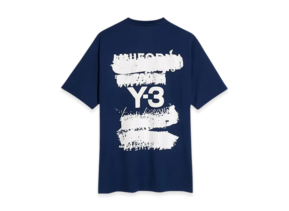 Y-3 Graphic Short Sleeve T-Shirt "Blue"