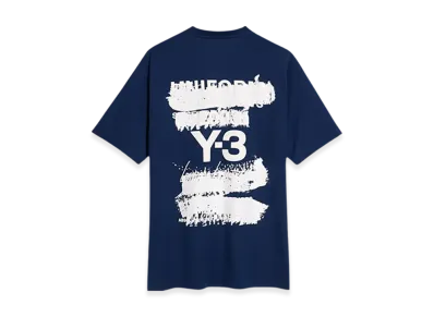 Y-3 Graphic Short Sleeve T-Shirt "Blue"