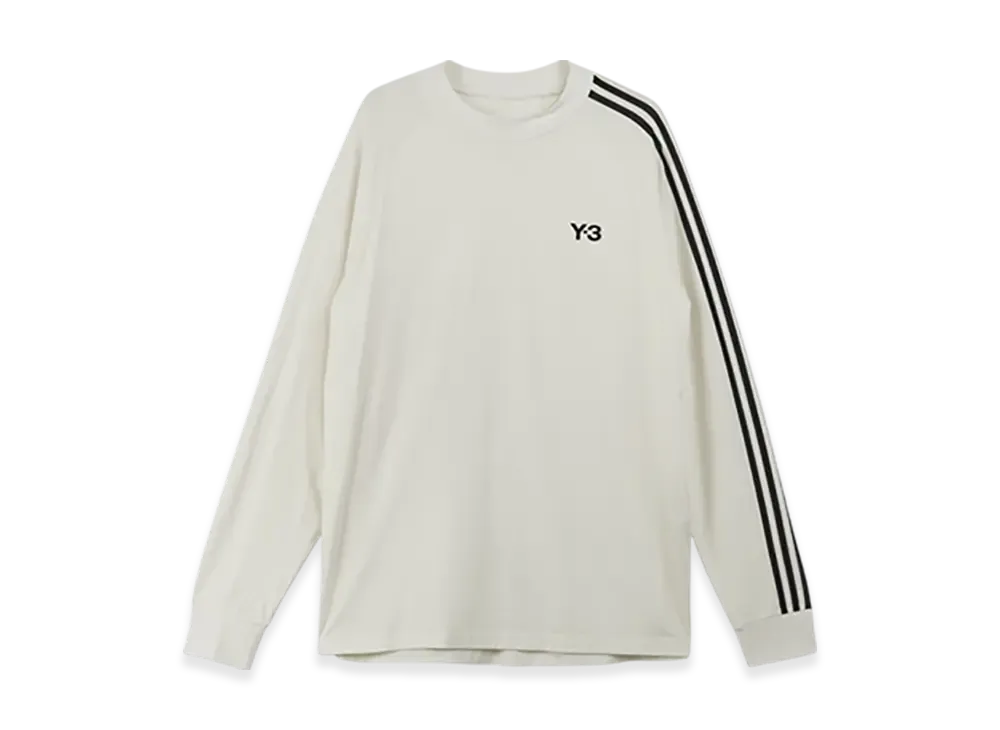 Y-3 3-Stripes LS T-Shirt "White/Black"
