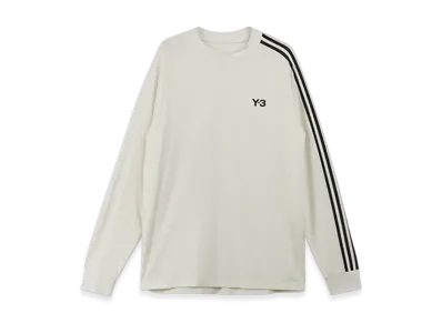 Y-3 3-Stripes LS T-Shirt "White/Black"