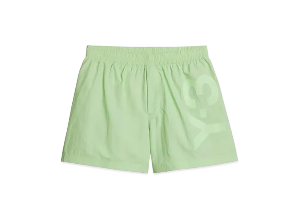 Y-3 M Classic Logo Short Length Swim Shorts "Glow Green"