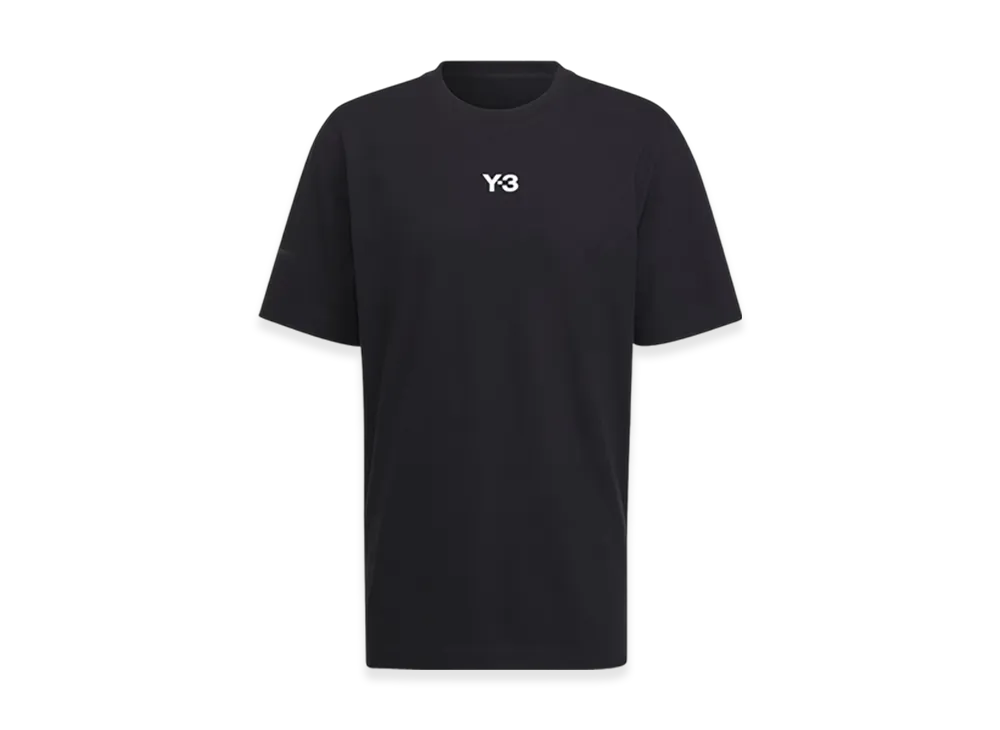 Y-3 Short Sleeve Center Front Logo T-Shirt "Black"