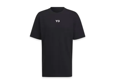 Y-3 Short Sleeve Center Front Logo T-Shirt "Black"
