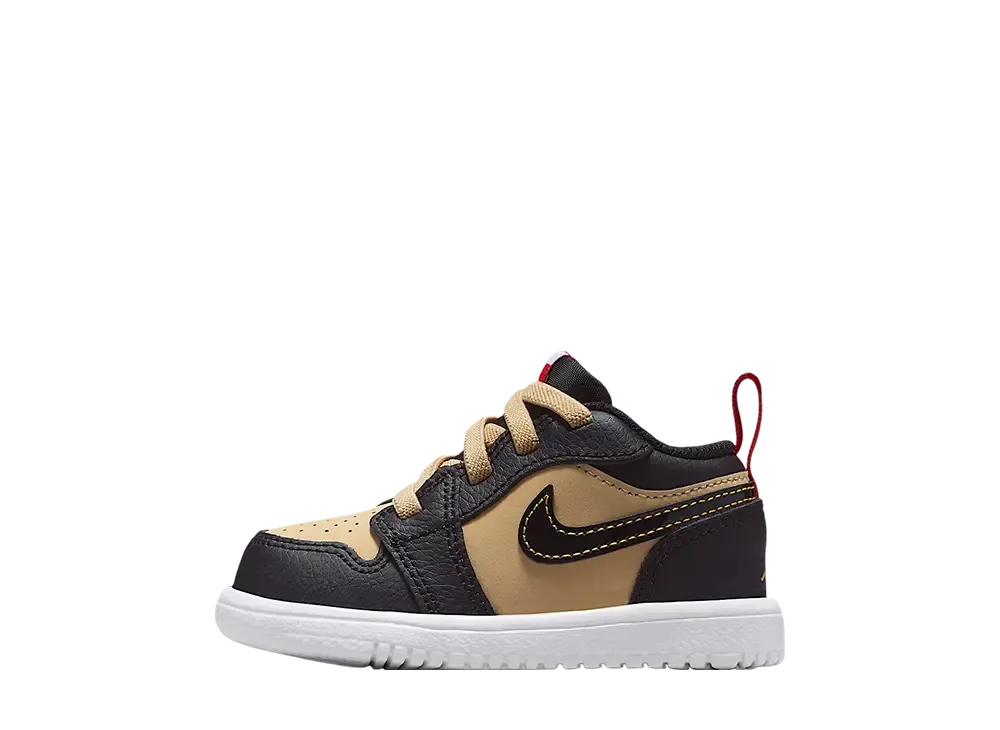 ナイキ TD エアジョーダン 1 ロー ALT SE "セサミ/ファイヤーレッド/ホワイト/ブラック" (キッズ)