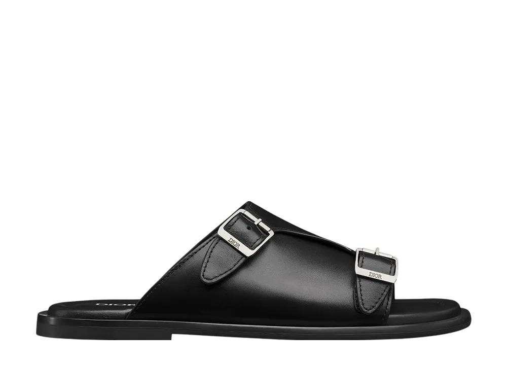ディオール エイリアス サンダル スムースカーフスキン "ブラック"
