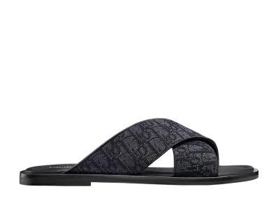 Dior Alias Sandal Dior Oblique Jacquard "Black"