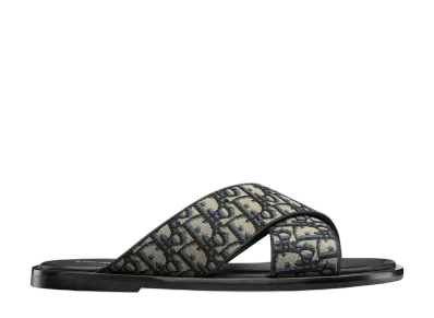 Dior Alias Sandal Dior Oblique Jacquard "Beige/Black"