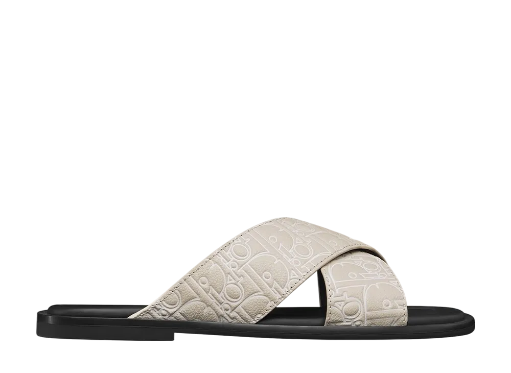 ディオール エイリアス サンダル ディオール グラビティ アウトライン レザー "ベージュ"