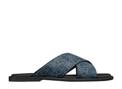 Dior Alias Sandal Dior Gravity Outline Leather "Navy Blue"