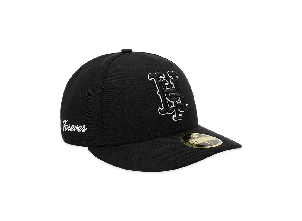 HUF x NEW ERA Varsity Hat "Black"