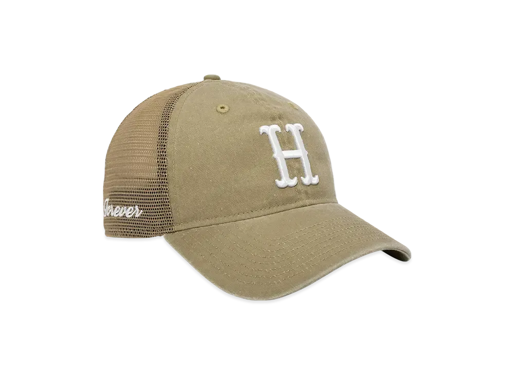 HUF x NEW ERA Classic H Mesh Hat "Moss"