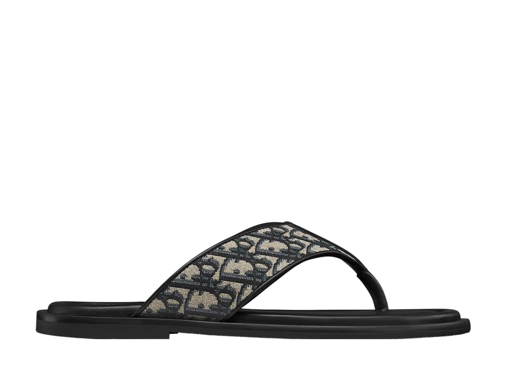 Dior Alias Beach Sandal Dior Oblique Jacquard 