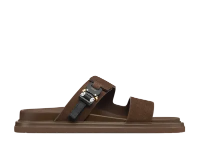 Dior Aqua Sandal Suede "Deep Brown"