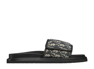 Dior Aqua Sandal Dior Oblique Jacquard "Beige/Black"