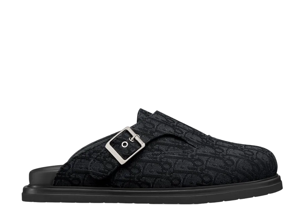 ディオール アクア ミュール ディオール オブリーク ジャカード "ブラック"