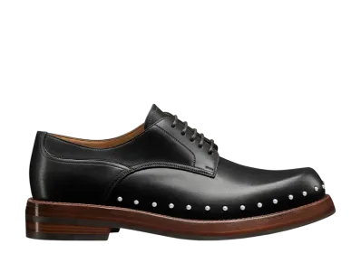 Dior Carlo Derby Shoe Smooth Calfskin & Studs "Black"