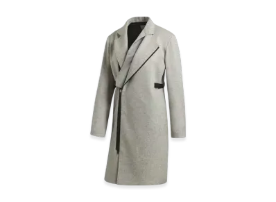 Y-3 CH1 Wool Flannel Coat "Grey"