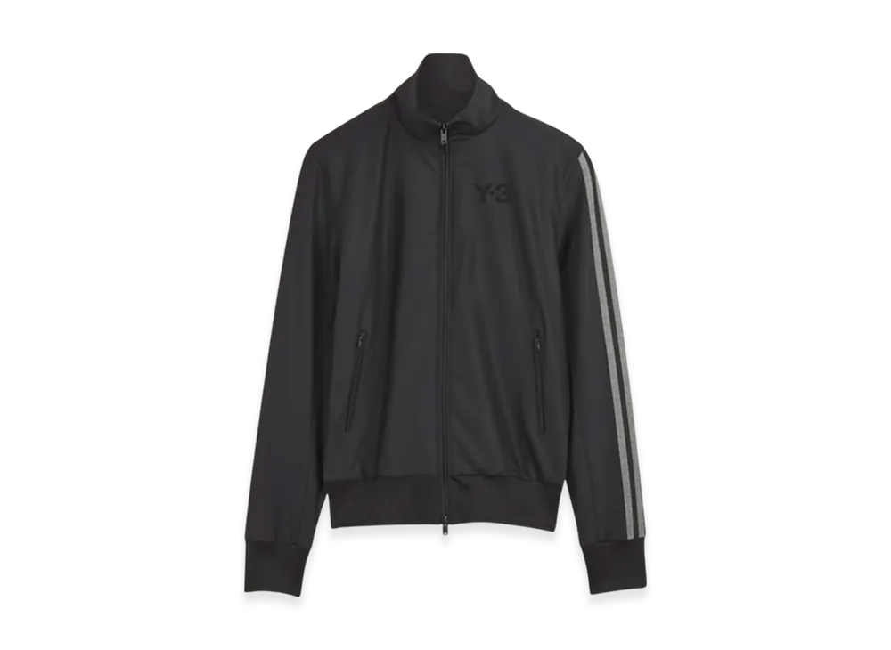 Y-3 3-Stripes Refined Wool Track Top "Black"