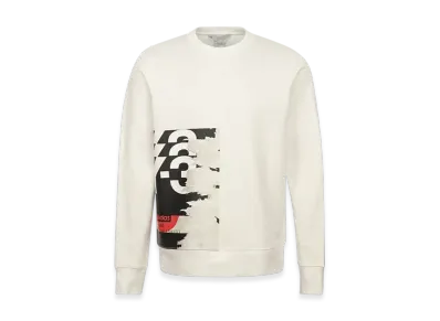 Y-3 CH1 Graphic Crew Sweatshirt "Cloud White"
