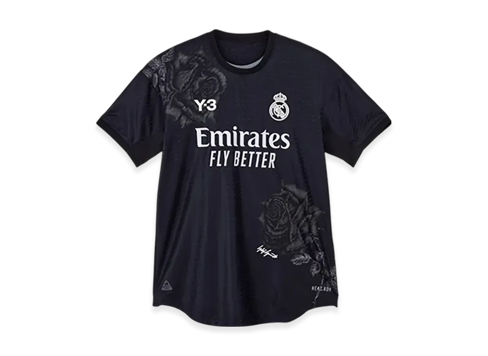Y-3 x Real Madrid 2023/24 4th Authentic Jersey (Non Marking Ver.) "Black"