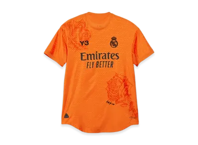 Y-3 x Real Madrid 2023/24 4th Authentic Jersey (Non Marking Ver.) "Orange"