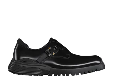 Dior Combat Monk Derby Shoe Polished Calfskin "Black"