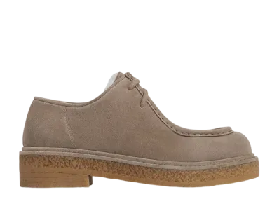 Bottega Veneta Haddock Lace Up "Drift Wood/Popcorn"