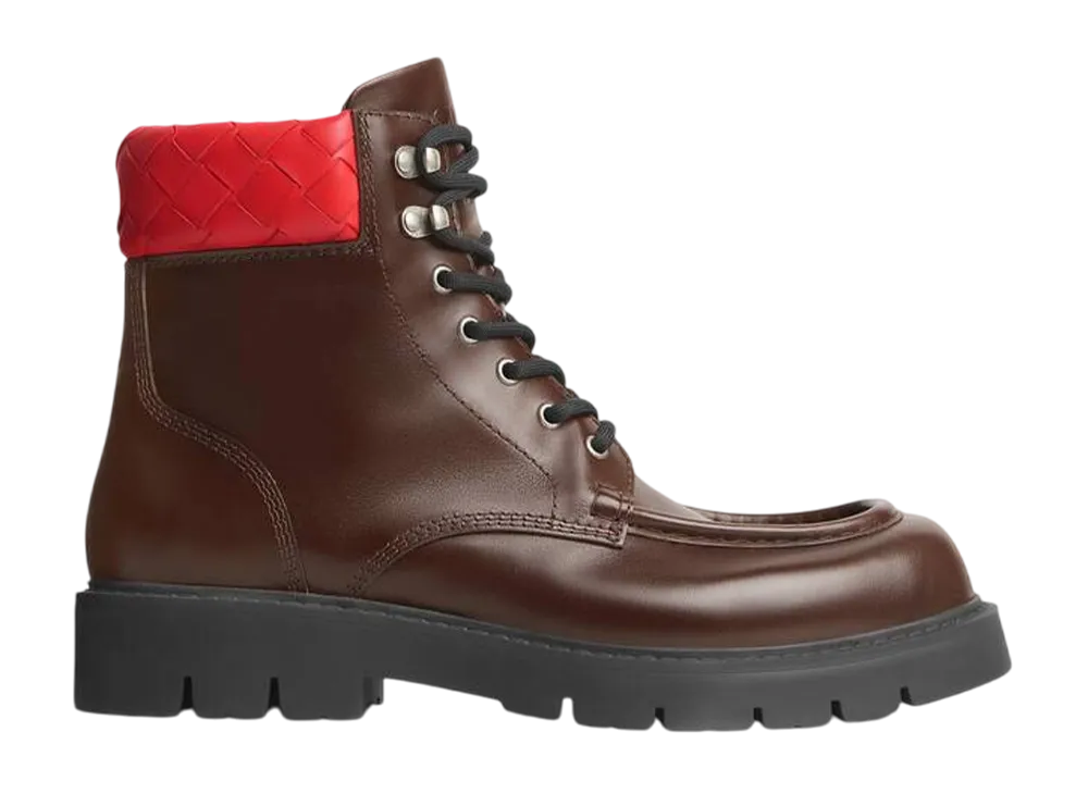 Bottega Veneta Haddock Lace Up Ankle Boot 