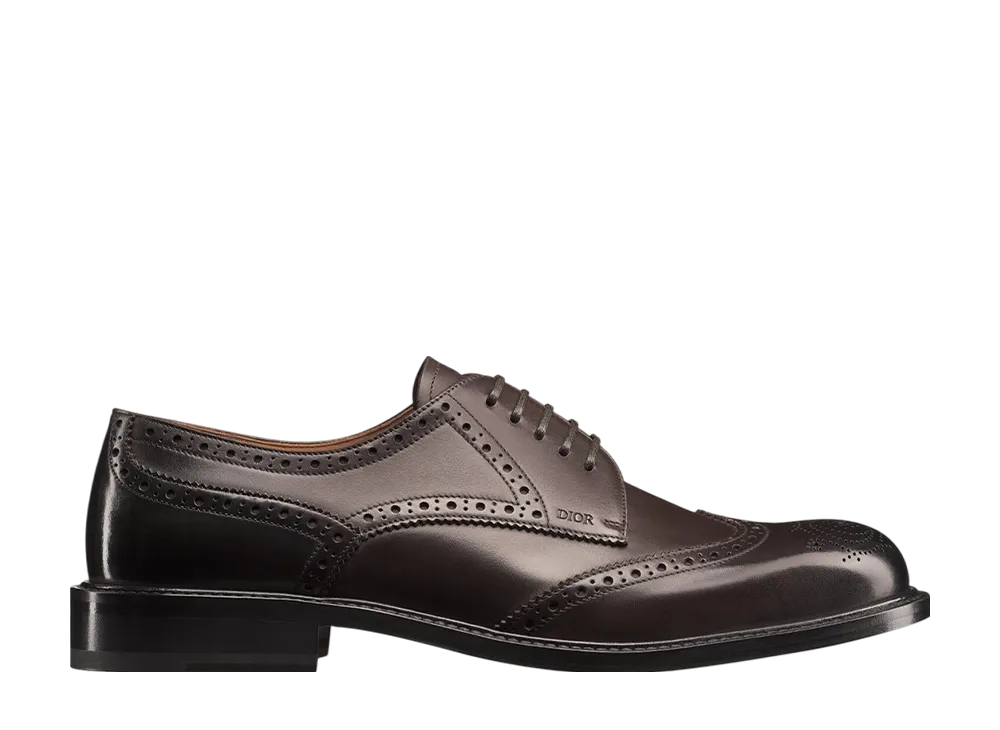 ディオール エンバシー ダービー ブローグシューズ カーフスキン "ブラウン"