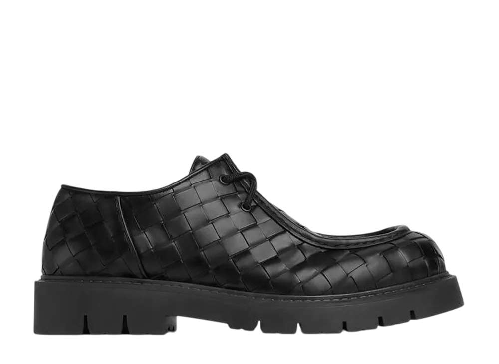 ボッテガヴェネタ ハドック レースアップシューズ "ブラック"
