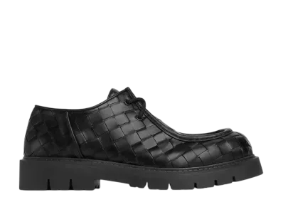 Bottega Veneta Haddock Lace Up Shoe "Black"