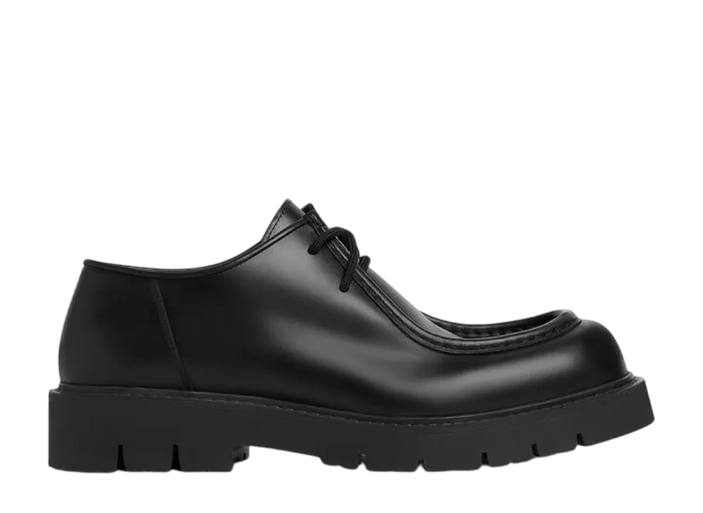 Bottega Veneta Haddock Lace Up Shoe "Black"