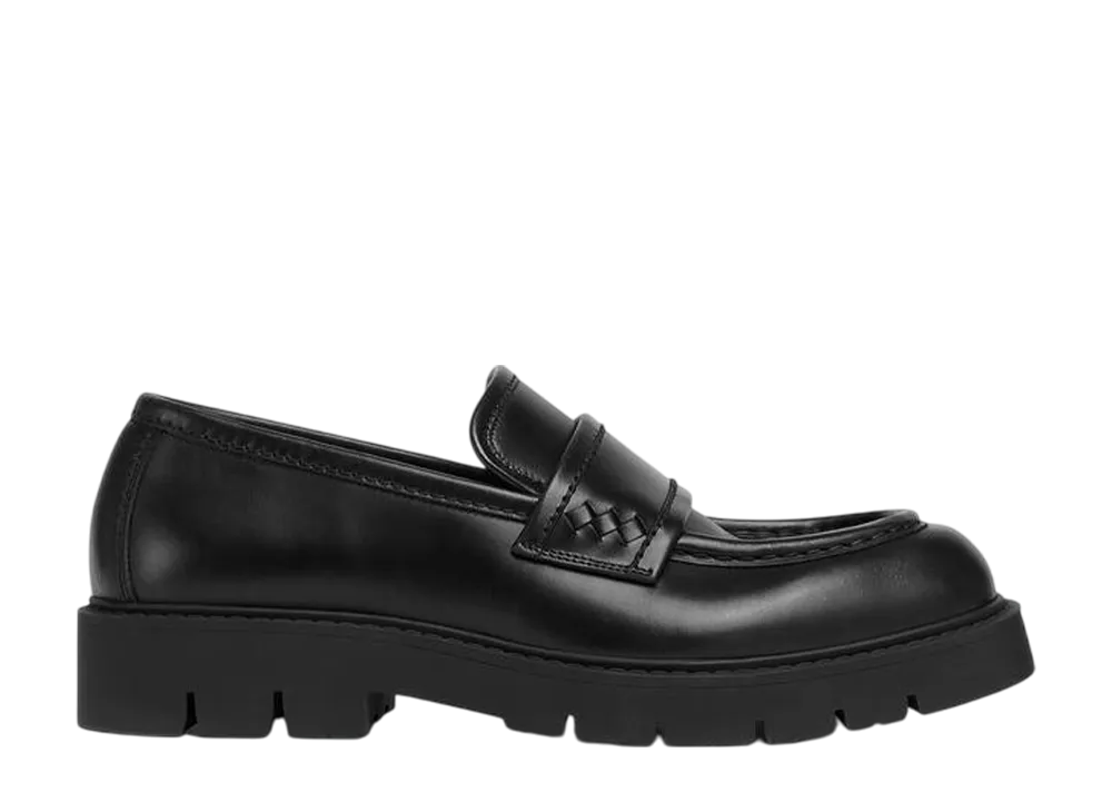 ボッテガヴェネタ ハドック ローファー "ブラック"