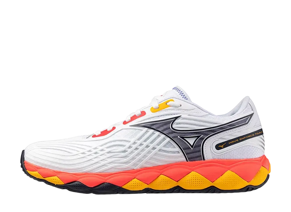 Mizuno Wave Enforce Tour 2 AC "White/Coral/Citrus"