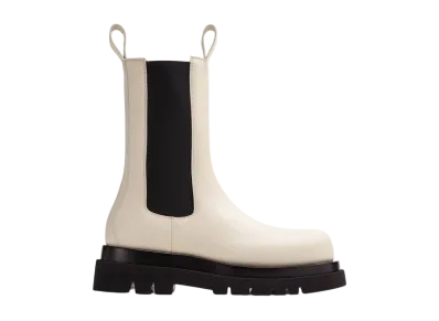 Bottega Veneta Lug Chelsea Boot "Sea Salt"