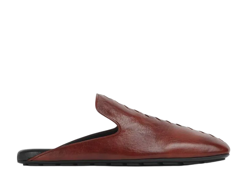 Bottega Veneta Roma Slipper "Cordia Wood"