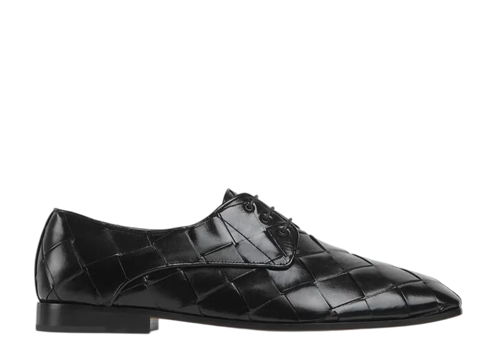 Bottega Veneta Roma Lace Up Shoe "Black"