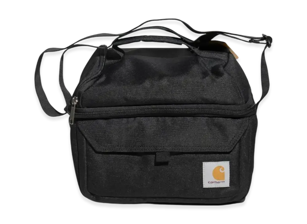 Carhartt WIP Insulated 12 Can 2 Compartment Lunch Cooler "Black"