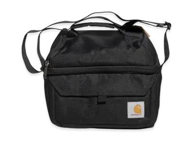 Carhartt WIP Insulated 12 Can 2 Compartment Lunch Cooler "Black"