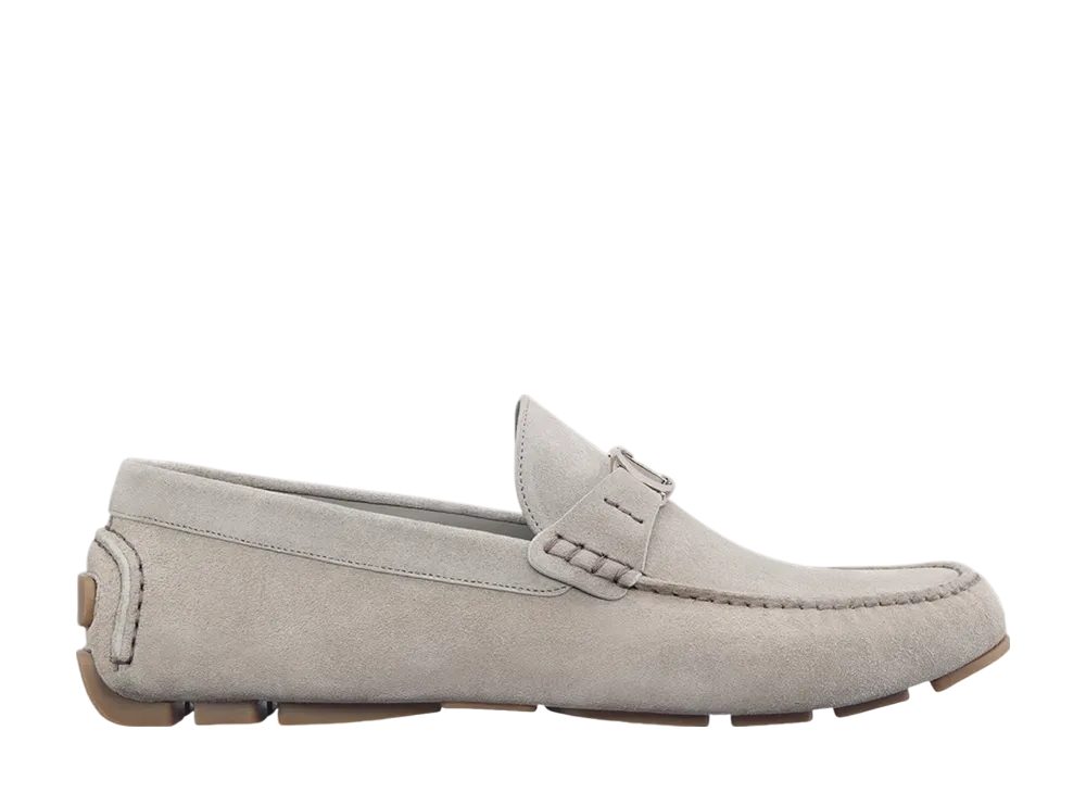 ディオール オデオン ローファー スウェード "グレー"